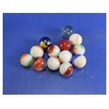 Assorted Vintage Glass Marbles Set