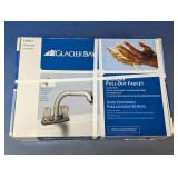 Glacier Bay Two-Handle Pull-Out Laundry Faucet