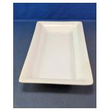 White Ceramic Rectangular Serving Dish