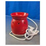 Scentsy Red Ceramic Electric Wax Warmer