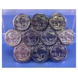 Vtg Buffalo Nickel Replica Belt Buckle