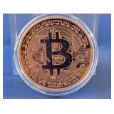 1 Troy Oz Copper Bitcoin Commemorative Round