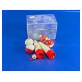 Vintage Fishing Bobbers & Tackle Assortment