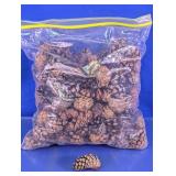 Bulk Natural Mini Pinecones Craft Assortment Bag
