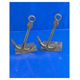 Decorative Anchor Bookends Pair
