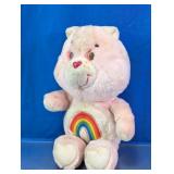 Care Bears Pink Bear Rainbow Plush Toy