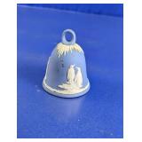 Blue & White Penguin Ceramic Bell