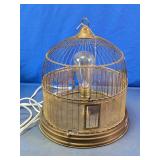 Vintage Birdcage Table Lamp Accent Light