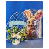 Easter Bunny Decorations & Floral Display
