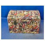 Christmas Collage Decorative Storage Chest