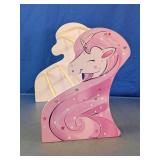 Pink Unicorn Girls Headband Holder Organizer
