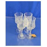 Crystal Cut Wine Glasses