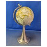Desktop World Globe on Metal Stand