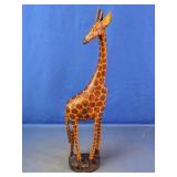 Wooden Giraffe Carved Animal Figurine