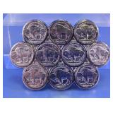 Vtg Buffalo Nickel Replica Belt Buckle