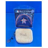 Houston Astros Mallet Putter Cover & Leather