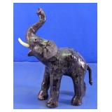 Wooden Elephant Figurine
