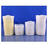 Flameless LED Pillar Candles Set