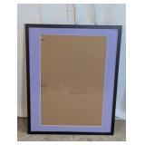 Framed Wall Picture Frame w/ Lavender Mat