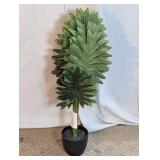 Potted Artificial Split-Leaf Philodendron Plant