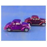 Vintage Style Die-Cast Coupes Duo
