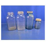 Atlas & Ball Mason Glass Canning Jars