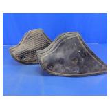 Leather Western Saddle Tapaderos Pair
