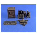 Cast Iron Stove & Accessory Assortment