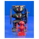 Cast Iron Grinder & Miniature Accessory Set
