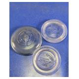 Clear Glass Canning Jar Lid Assortment