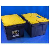 Commander XL 12-Gallon Storage Tote Bin Set