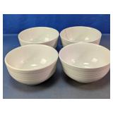 Mainstays Roma White Ceramic Cereal Bowls