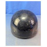 Black Motorcycle Half Face Helmet