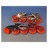 Roller Derby Inline Skate Frames With Wheels