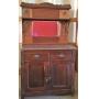 Sideboard, Marble Top, Beveled Mirror
