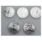 Silver Coins at Online Auction