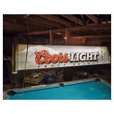 Coors Light Pool Table Light