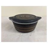 vintage Pyrex Terra design casserole dish