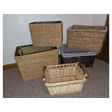 5 Wicker Picnic Baskets, Ready for Summer