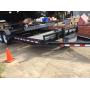 Tilt car hauler trailer