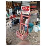 Coke display rack