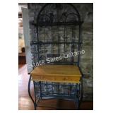 Wrought Iron Bakers Rack