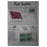 Ten 1961 First Day Covers & Plate Blocks Stamps