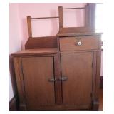Antique Double Level Wooden Dry Sink