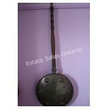 Antique Copper & Brass Bedpan Warmer