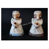 Vintage Bisque Porcelain Witches Salt & Pepper