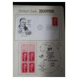 Ten 1965 First Day Covers & Plate Blocks Stamps