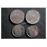 Canadian Dollar & 50 Cent Coins