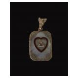 10K Gold Victorian Pendant   4.76 grams