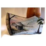 Hand Painted Axe 35.5'L x 7.5'W